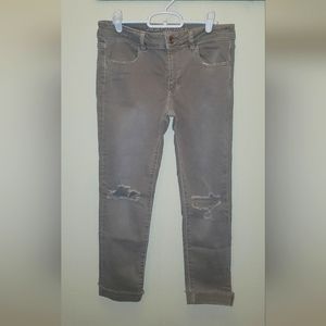 American Eagle cropped jeggings, size 8